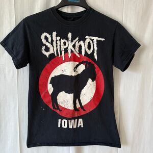 Slipknot Iowa Shirt Mens Small Band Black Goat North American Summer Tour